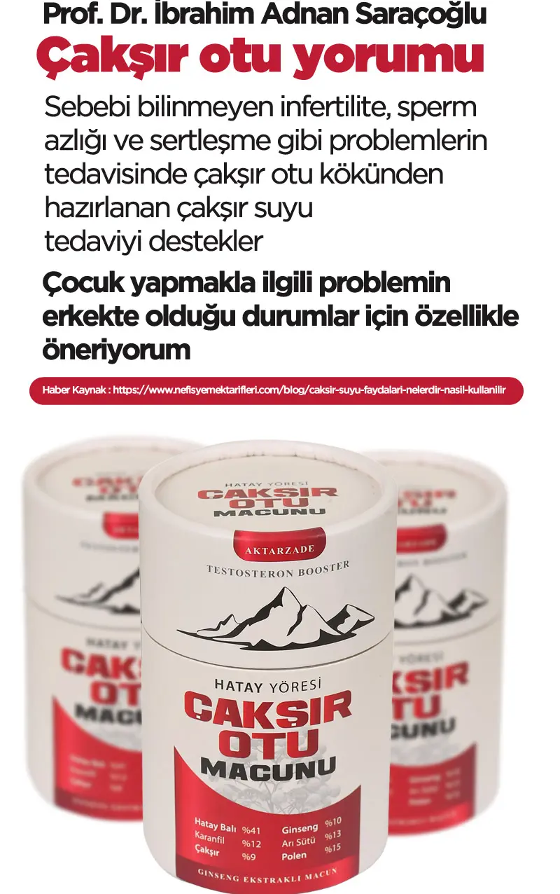 Hatay Yöresi Çakşır Otu Macunu
